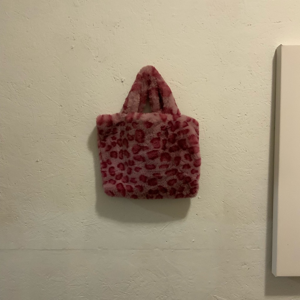 fuzzy purse